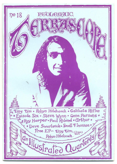 Ptolemaic Terrascope magazine No 18 March 1995 Tiny Tim Robyn Hitchcock Steve Wynn Gene Parsons