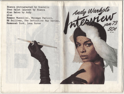 Andy Warhol's Interview No 29 January 1973 Ray Davies Kinks Bianca Jagger Mr Fish
