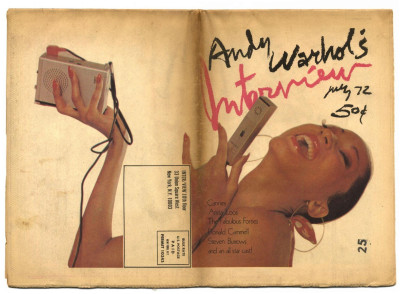 Andy Warhol's Interview No 23 July 1972 David Hockney Anita Loos Sandy Bull Donald Cammell Otto Prem