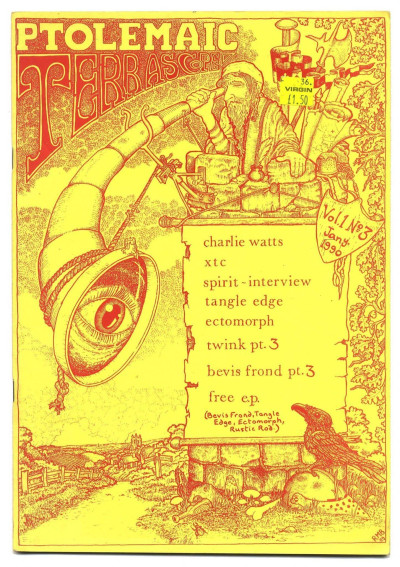 Ptolemaic Terrascope magazine No 3 January 1990 Charlie Watts XTC Spirit Bevis Frond Twink Tangle