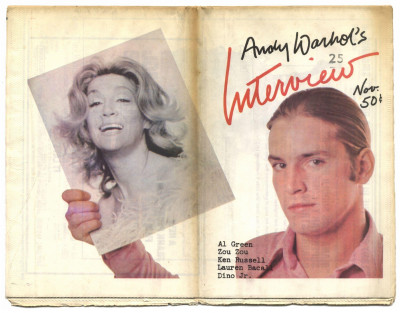 Andy Warhol's Interview No 27 November 1972 Ken Russell Lauren Bacall Joe Dallesandro Eric Rohmer