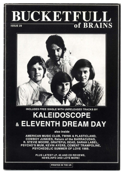 Bucketfull of Brains Magazine No 29 1989 Grateful Dead R Stevie Moore Kevin Ayers Twink Plasticland