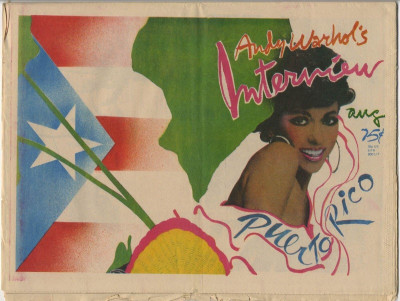 Andy Warhol's Interview August 1975 New Ricans Juan Ramos Donna Felisa Rita Moreno Jean-Paul Goude E