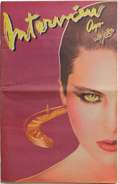 Andy Warhol's Interview April 1980 CATHERINE OXENBERG PAUL SCHRADER PRINCE ROLAND WADEN LEONARDO SER