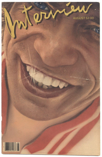 Andy Warhol's Interview August 1981 MICK JAGGER BIBI DANIELS PETER SAARI DIANA SCARWID JAMES WOLCOTT